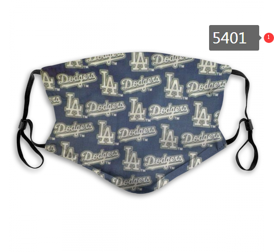 2020 MLB Los Angeles Dodgers #3 Dust mask with filter